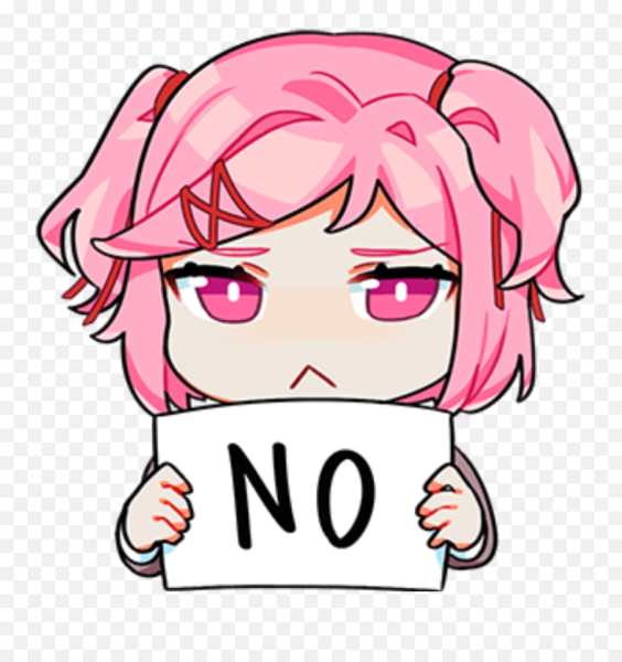 Стикер Нацуки ДДЛК