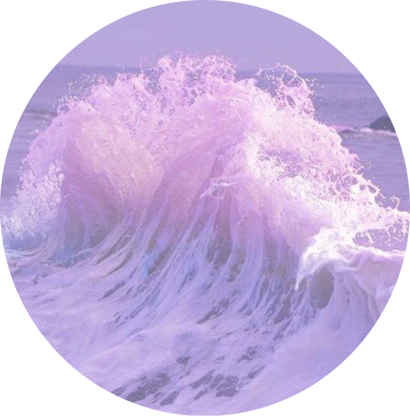 Эстетика круглый фиолетовый