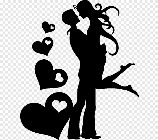 Трафарет влюбленных