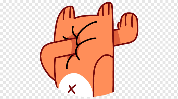 Рукалицо стикер ВК