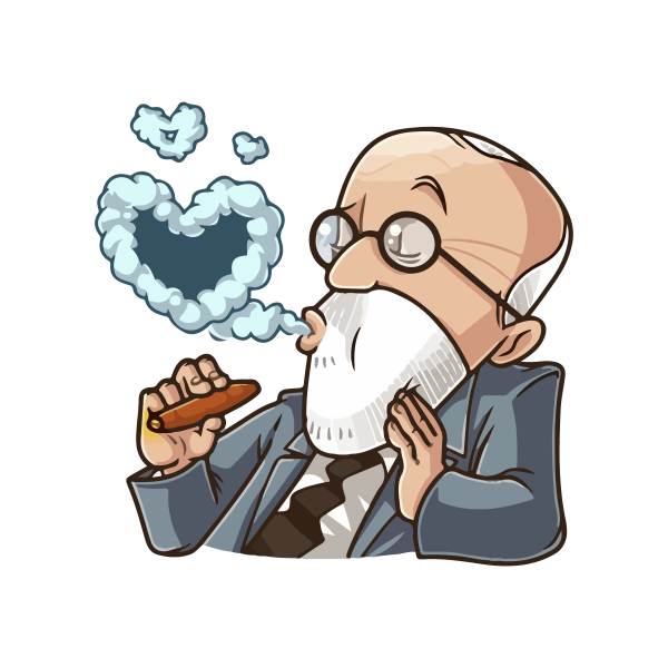 Зигмунд Фрейд Стикеры