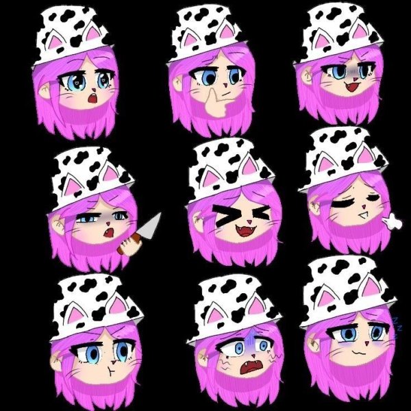 Кошка Лана наклейки