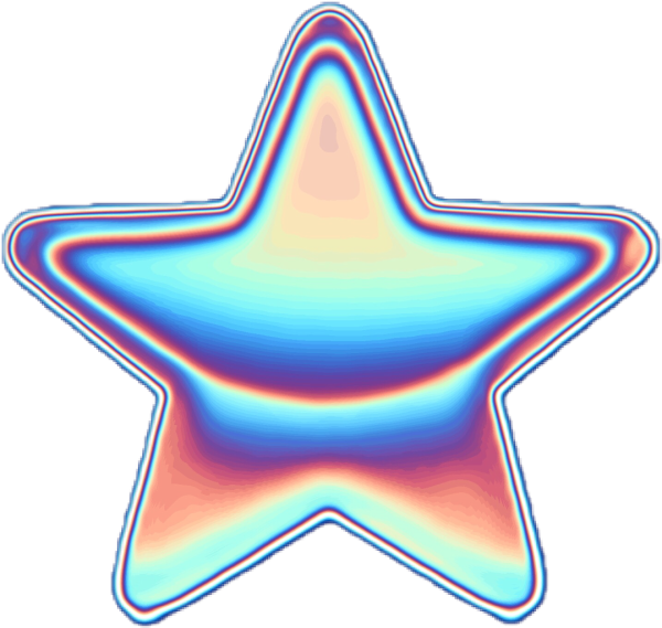 Неоновые звездочки