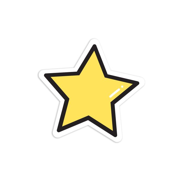 Красивые наклейки звезды