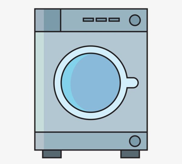 Стиральная машина картина для детей