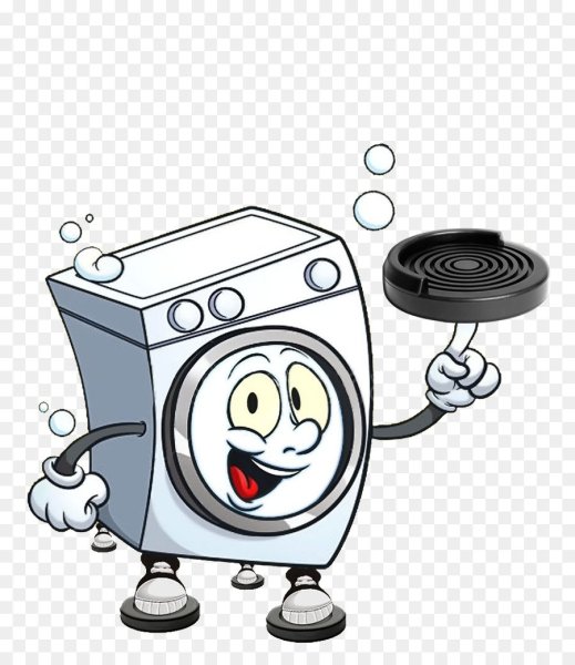Стиральная машина мультяшный