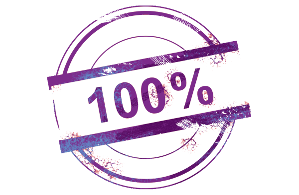 Штамп 100%