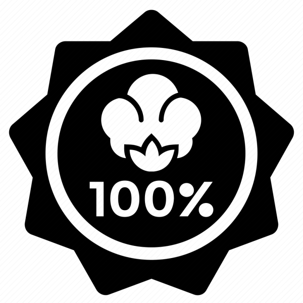 Хлопок 100 процентов иконка