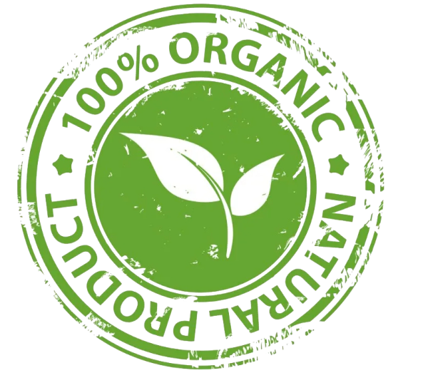 100 Натуральный продукт значок