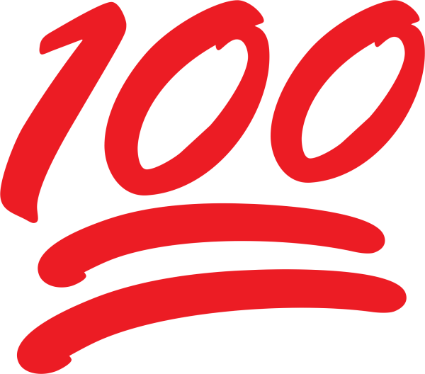 Значок 100%