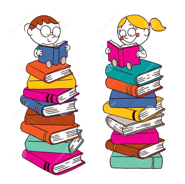 Стопка детских книжек