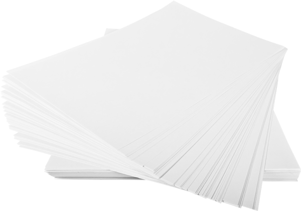 Бумага белая прозрачная
