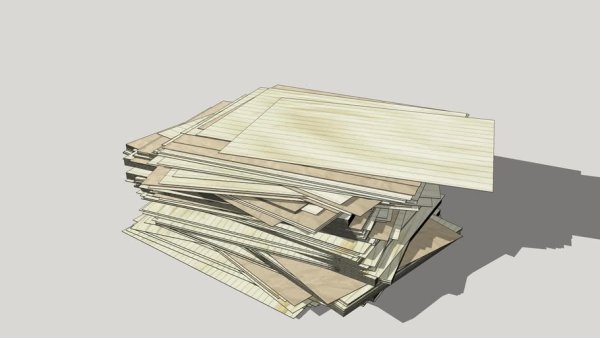 Стопка листов бумаги