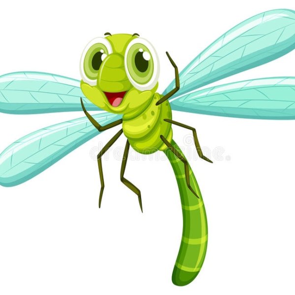 Стрекозы мультяшные