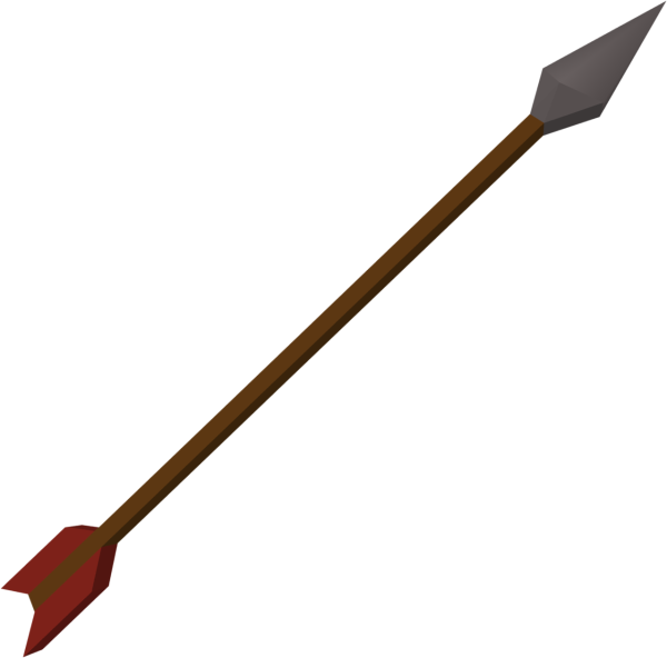 Стрела на белом фоне