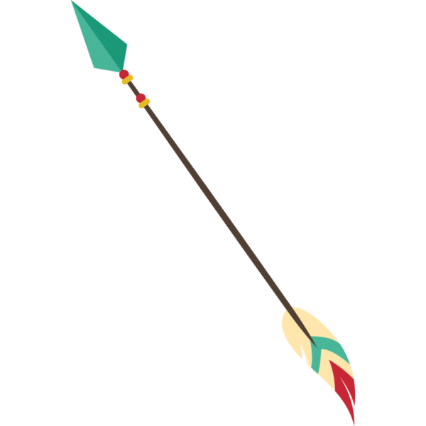 Стрела с перьями