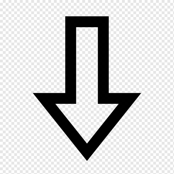 Знак вниз