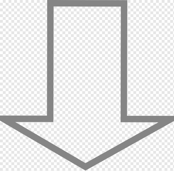 Трафарет стрелка вниз