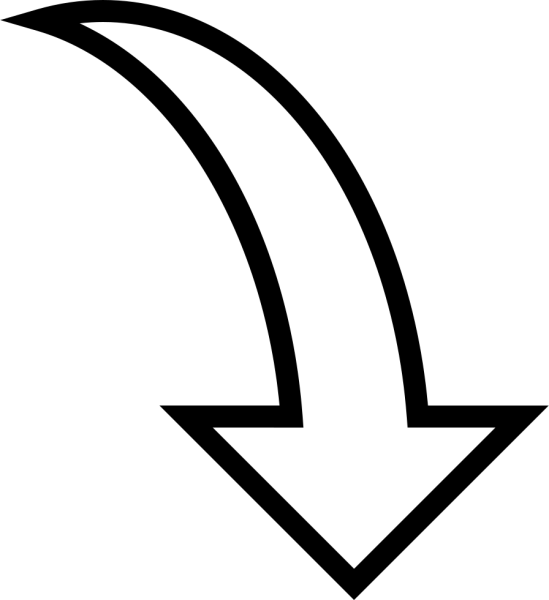 Стрелка вниз СВГ