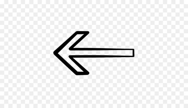 Стрелка вправо белая