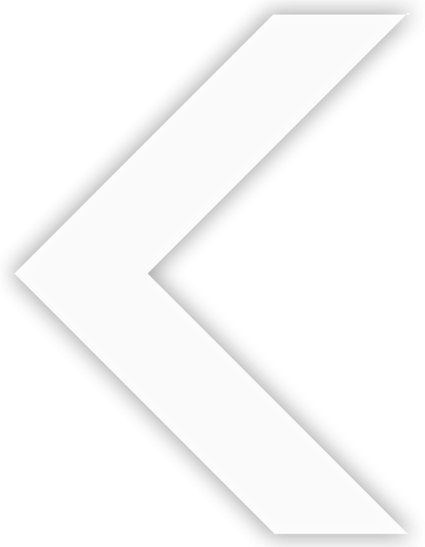 Белая стрелка на прозрачном фоне