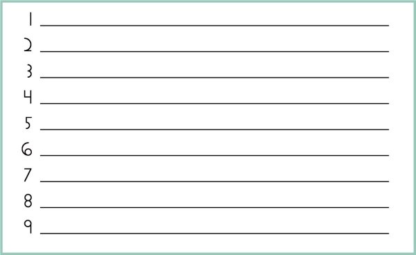 Лист в линеечку для печати