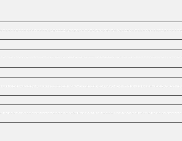 Лист в узкую линию