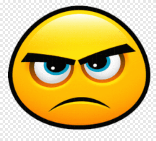 Сердитый смайлик