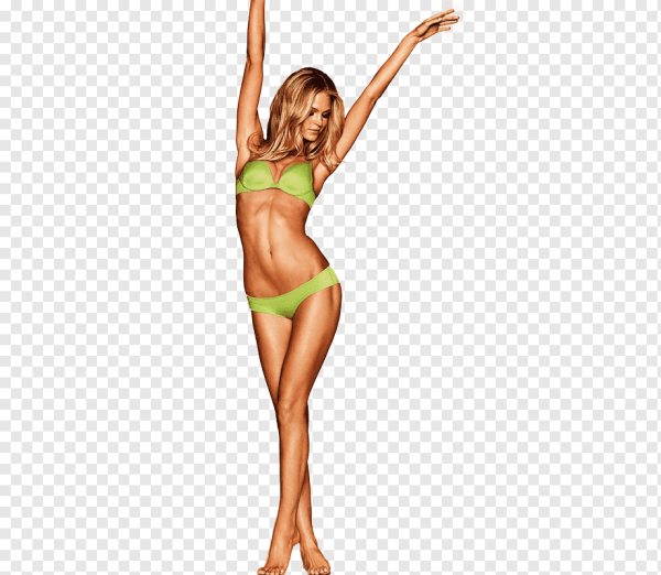 Стройное тело на белом фоне