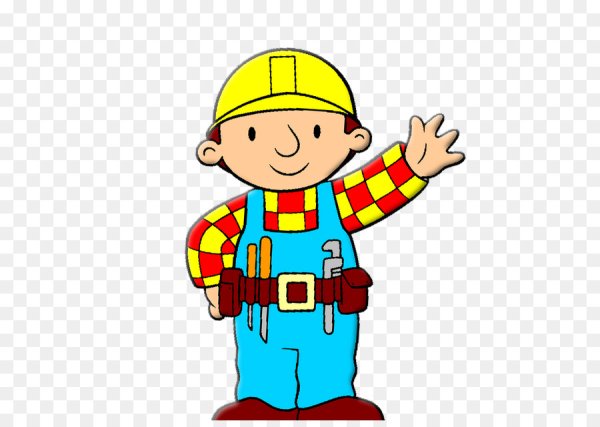 Строитель для детей без фона