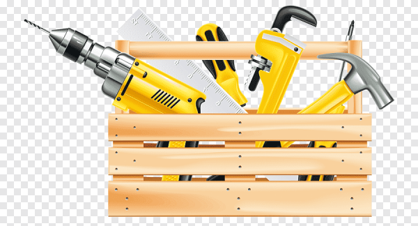 Строительные инструменты без фона
