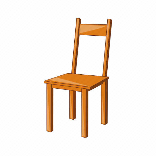 Стул деревянный мультяшный