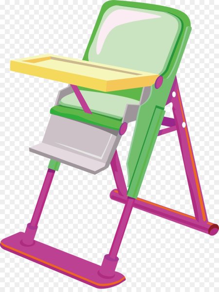 Детский стул вектор