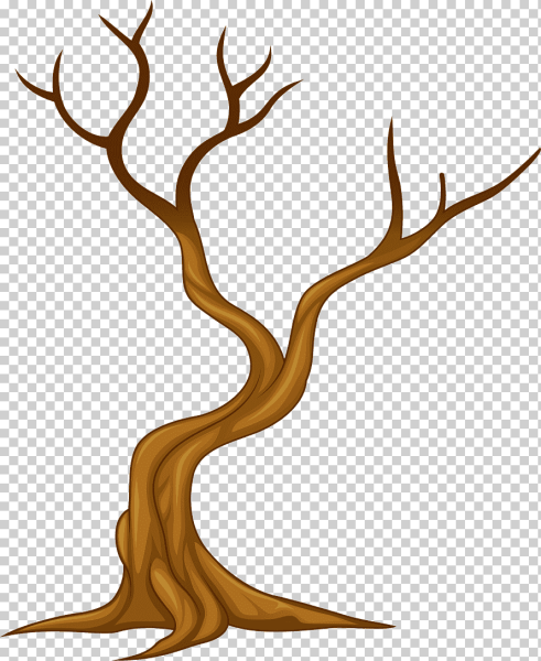 Ствол дерева с ветками