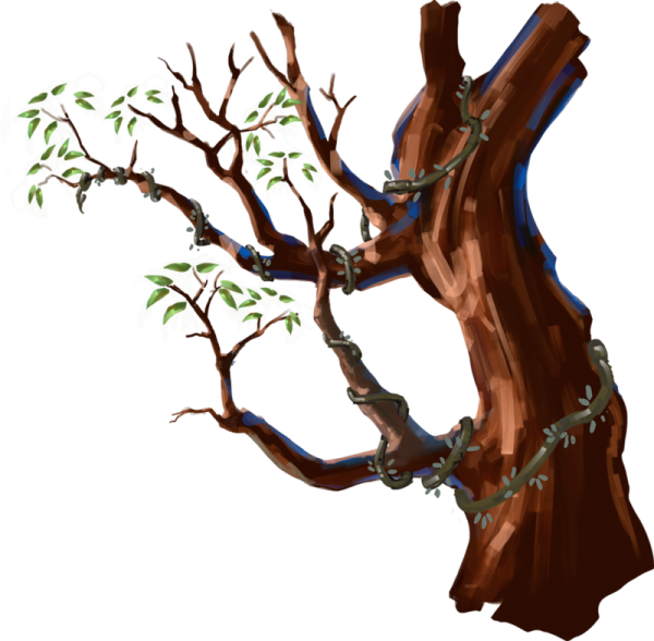 Ствол сказочного дерева