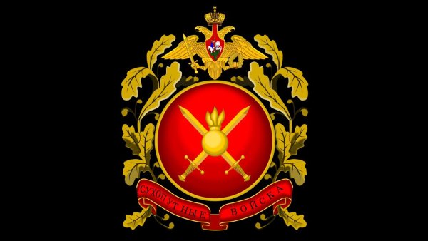 Большая эмблема сухопутных войск РФ