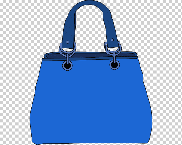 Синяя сумка мультяшная