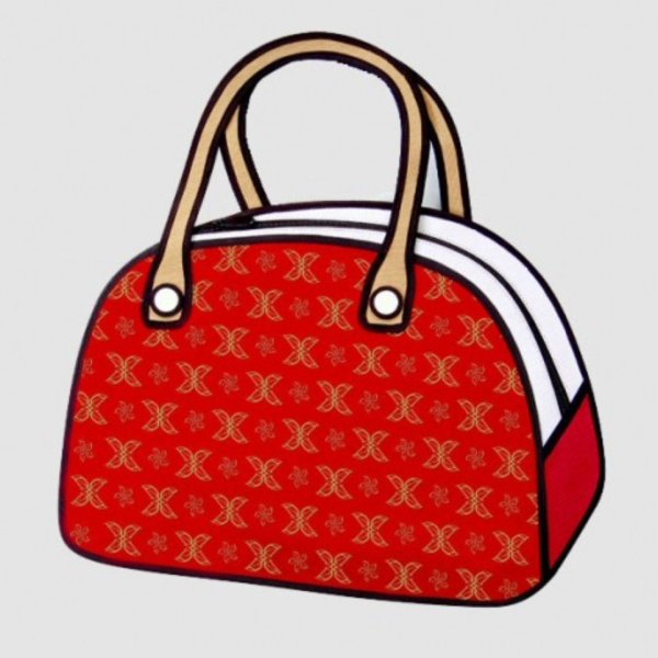 Сумка на прозрачном фоне