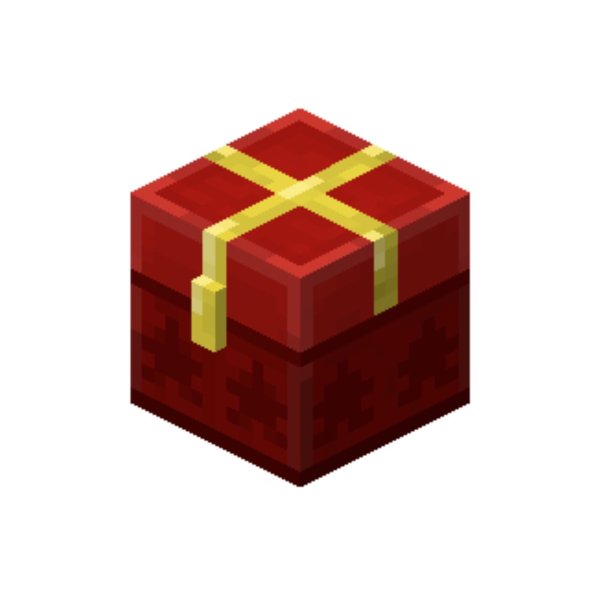 Сундук из МАЙНКРАФТА новогодний