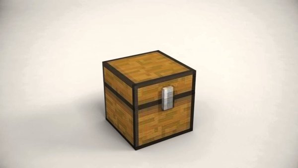 Майнкрафт блоки сундук