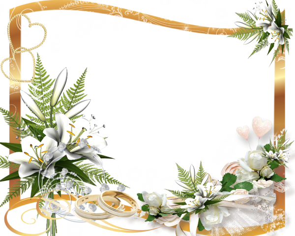 Красивые Свадебные рамки