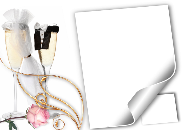 Свадебные фоторамки модные