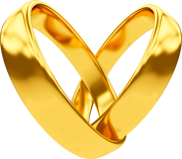 Обручальные кольца без фона