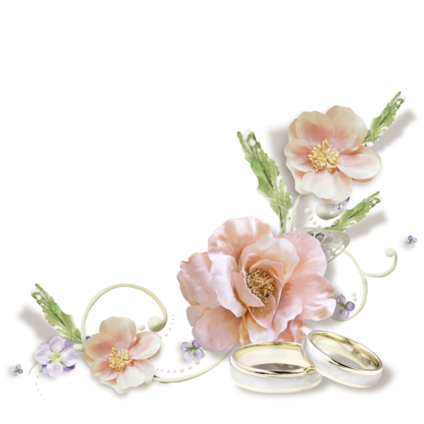 Свадебные клипарты на прозрачном фоне