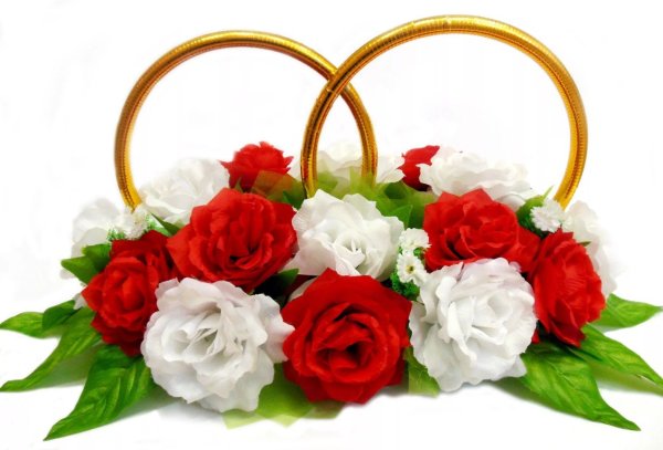 Свадебные украшения на прозрачном фоне