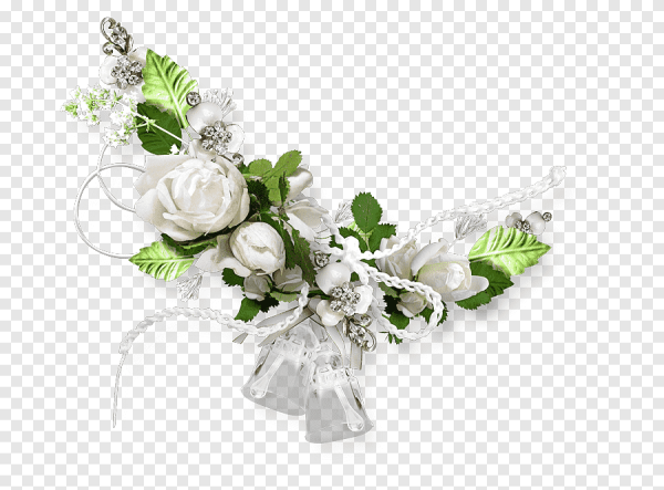 Свадебные украшения на прозрачном фоне