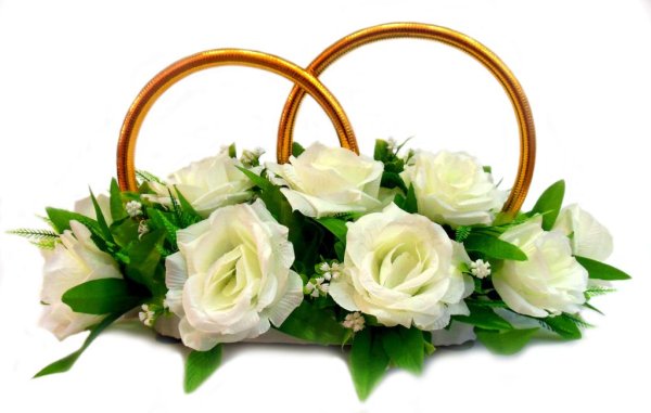 Свадебные украшения на прозрачном фоне