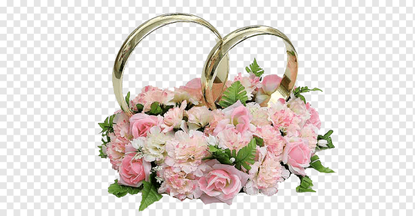 Свадебные букеты с кольцами для фотошопа