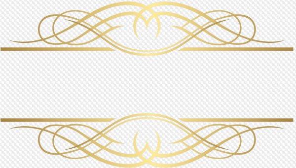 Золотой узор линия