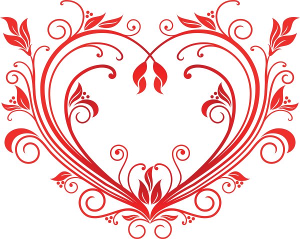 Узоры сердечки